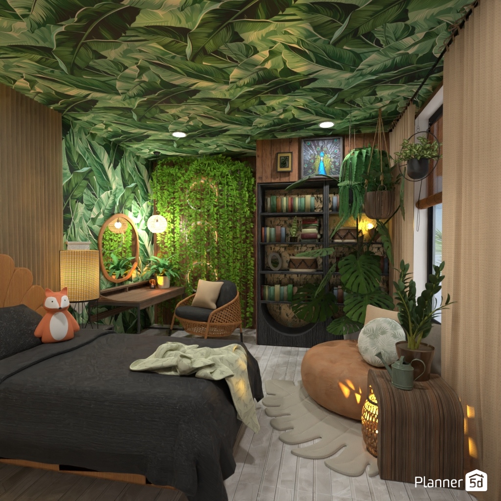 Jungle Bedroom #21808158 by Editors Choice