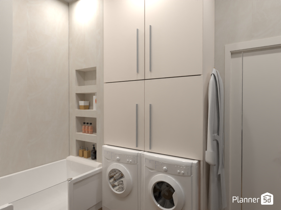 Дизайн ванной комнаты #15117263 by Татьяна Максимова