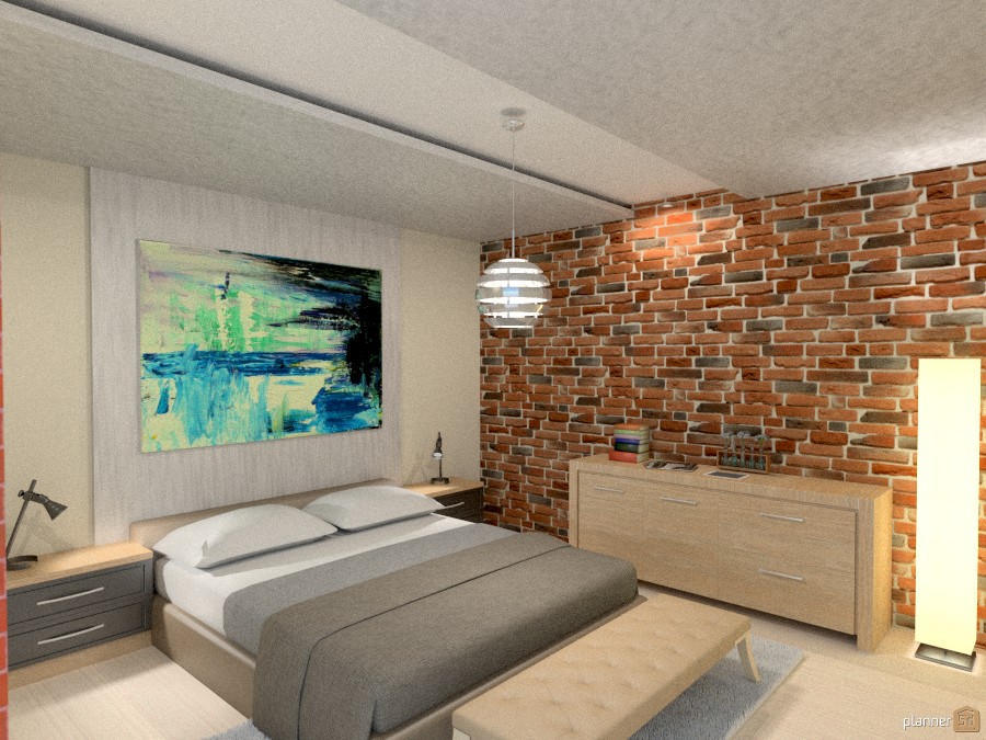 Modern urban style bedroom 914824 by Yordan Radev image