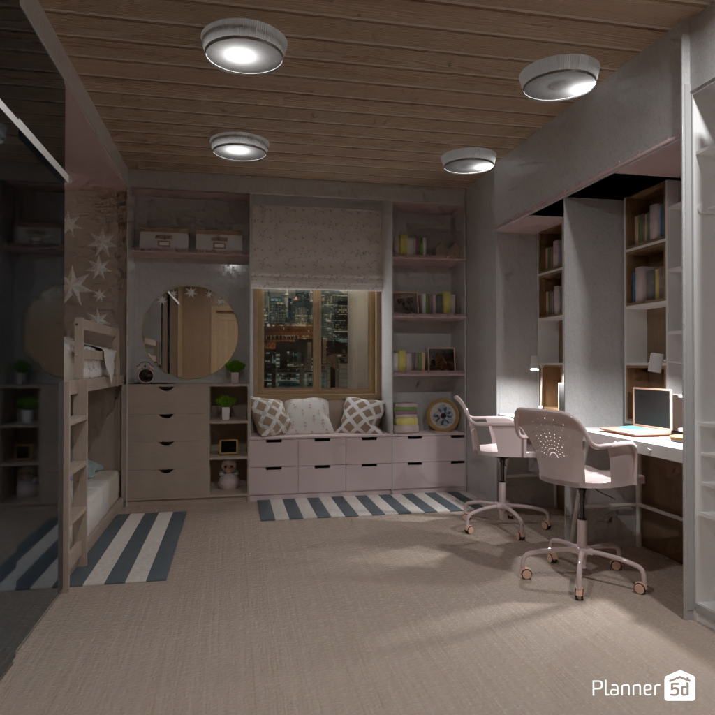 Bedroom for twins #18918172 by Editors Choice