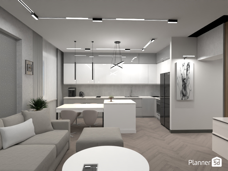 Кухня-гостиная #12858583 by Elena Strenova