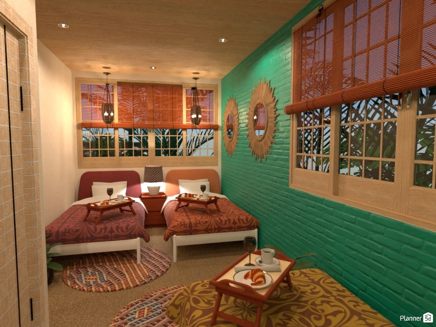 MEXICAN STYLE Family Beach House #78963 by Louise Williams