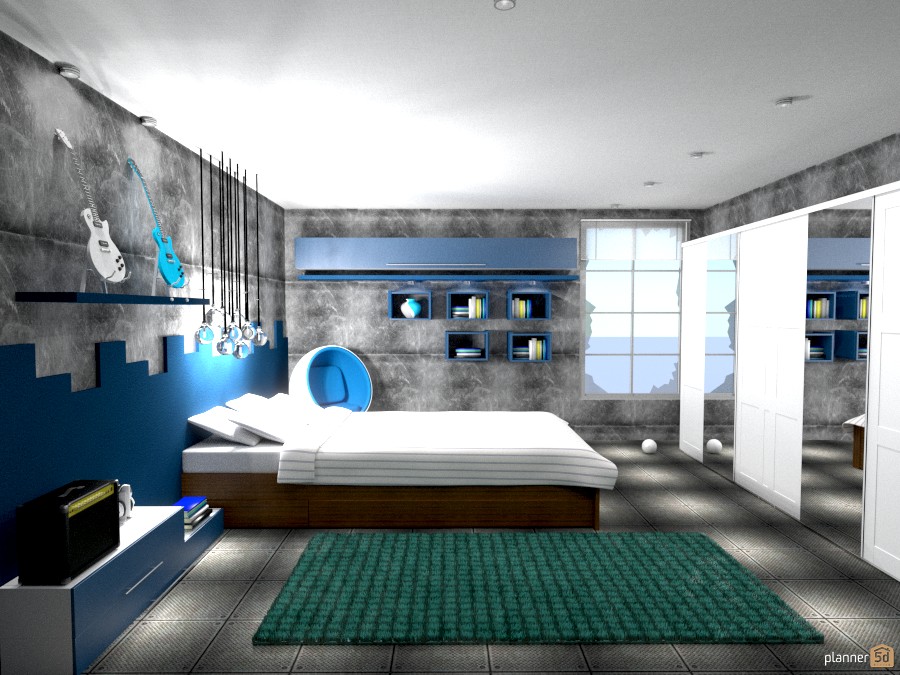 Rock style room. #2 #1134326 by Michelle Silva