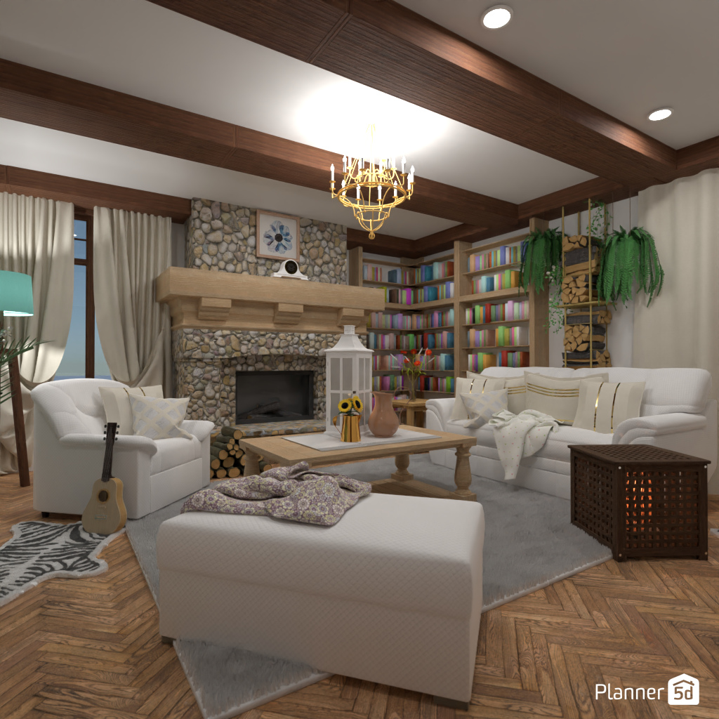Country Living room #3369040 by Editors Choice
