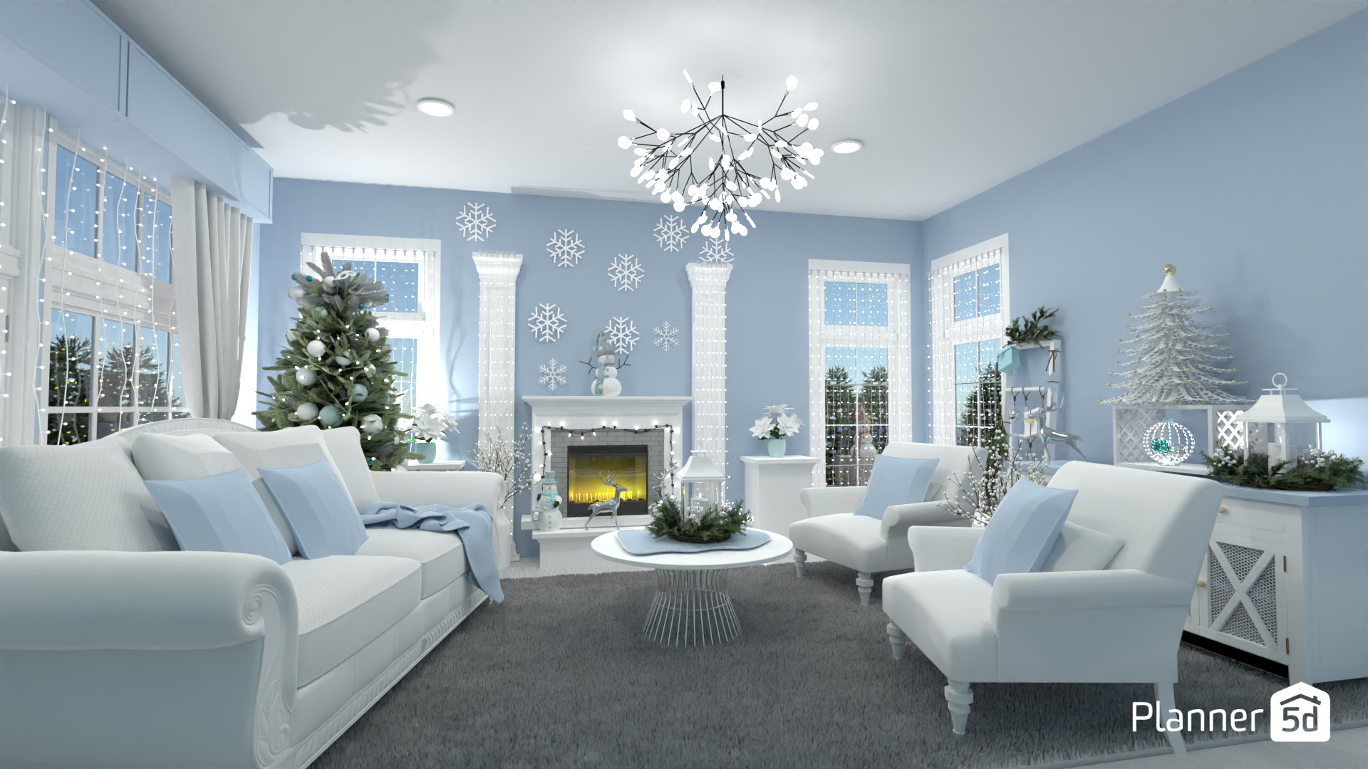 Sala navidad #16354723 by Carturo