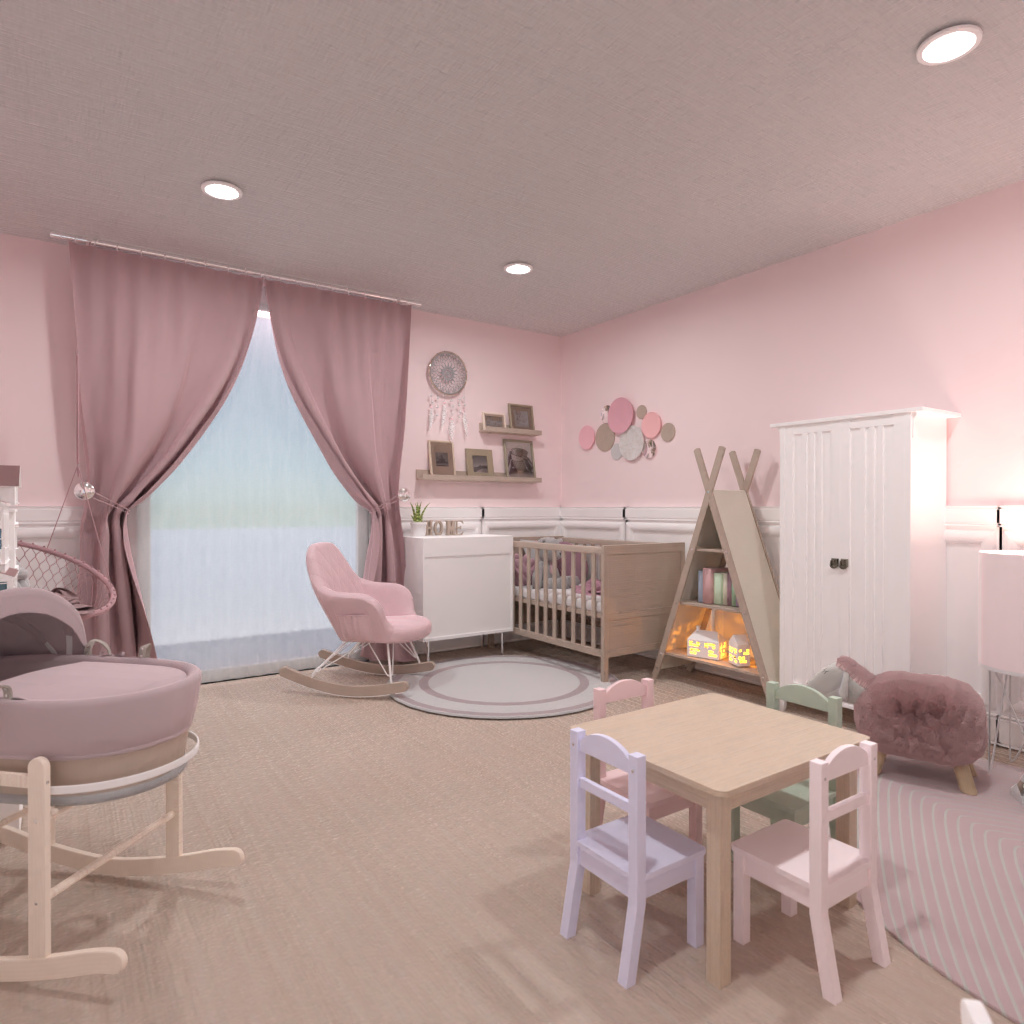Pink Bedroom #11755100 by Editors Choice
