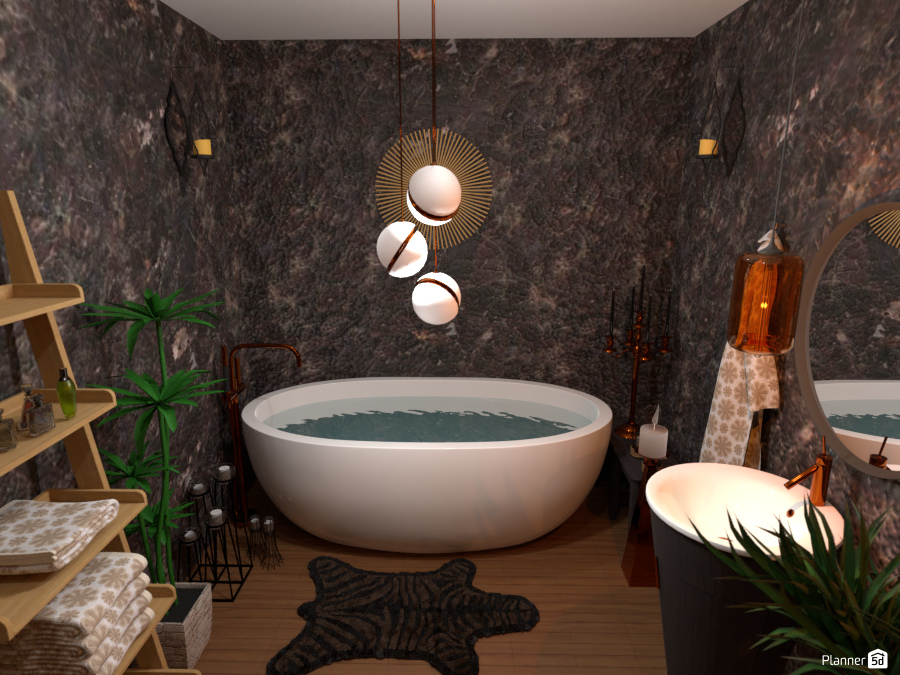 Warm romantic bathroom #5758469 by Born to be Wild