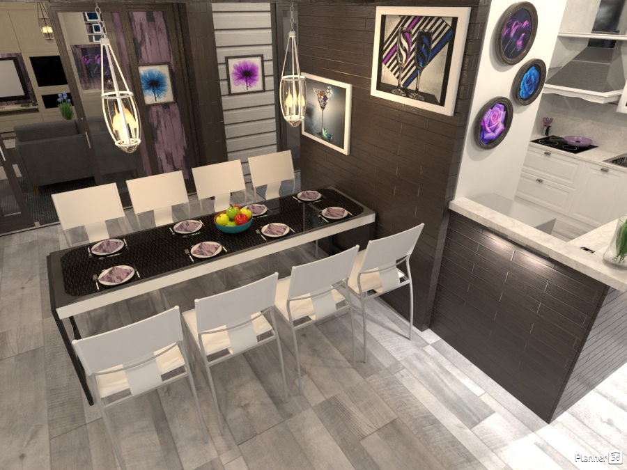 Dining and kitchen #2188850 by Wilson