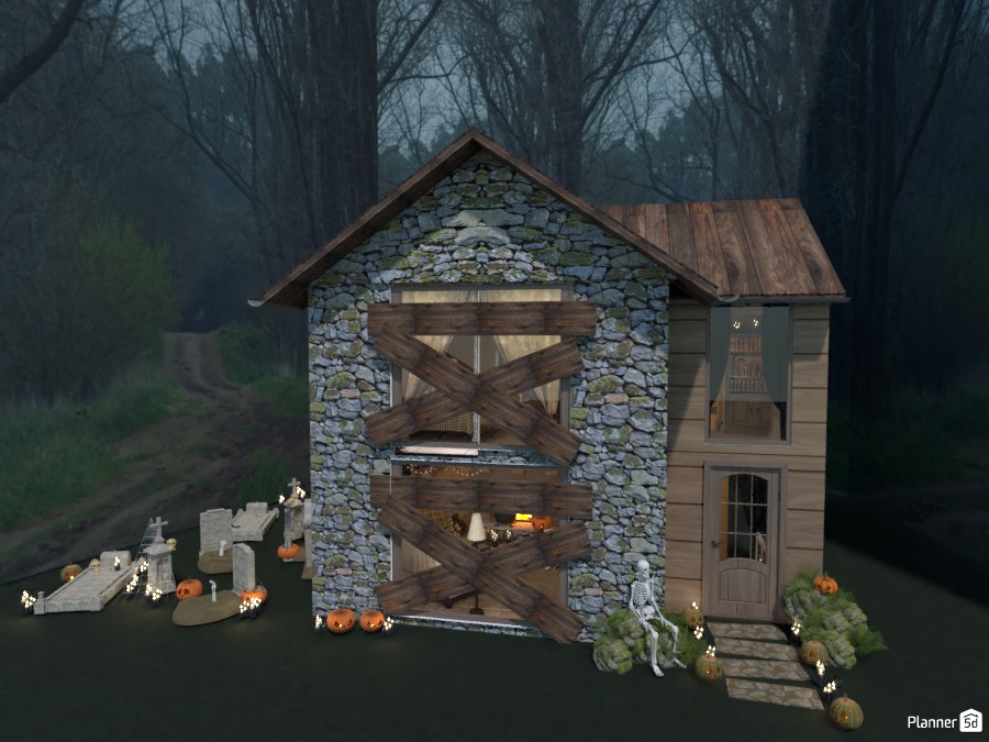 Día de brujas / fachada / Casa embrujada #5154306 by Hall Pat