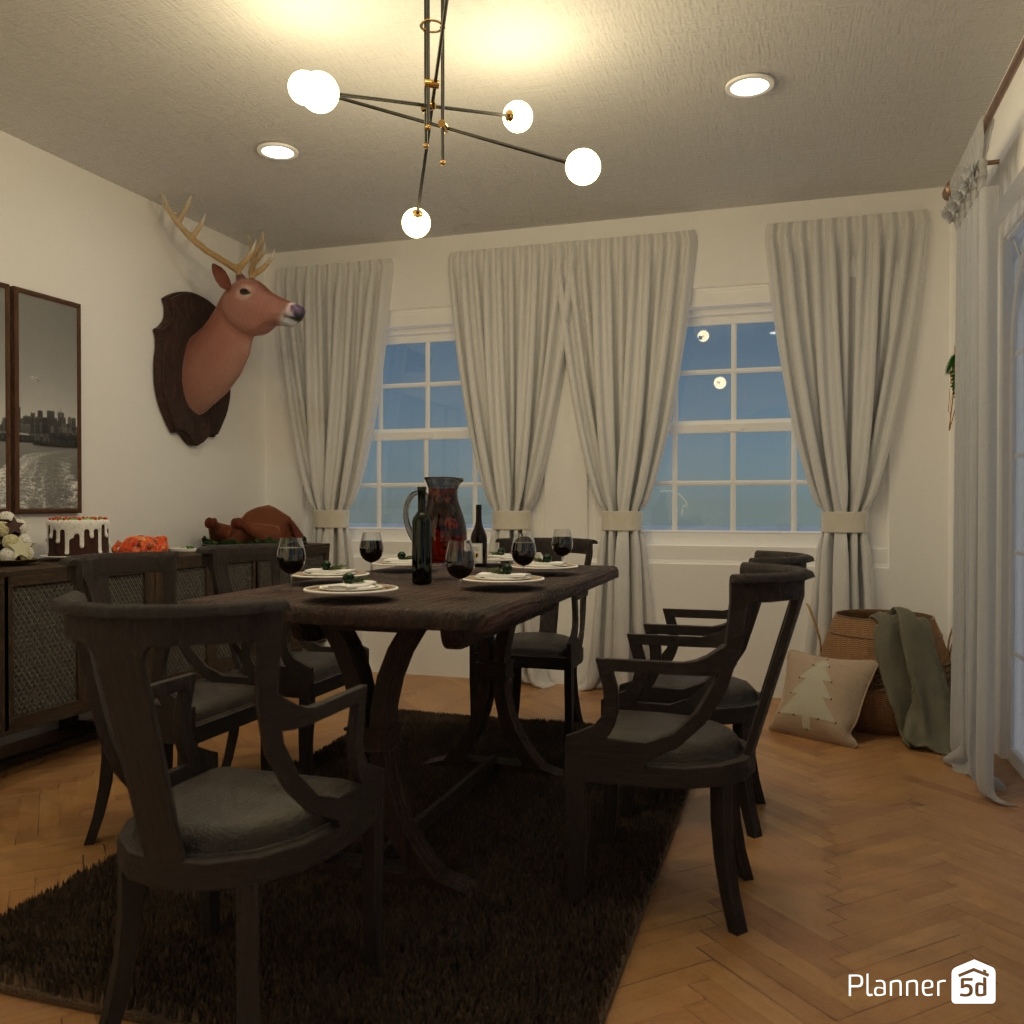 DB: Thanksgiving Day - room shell copy #23405911 by Editors Choice