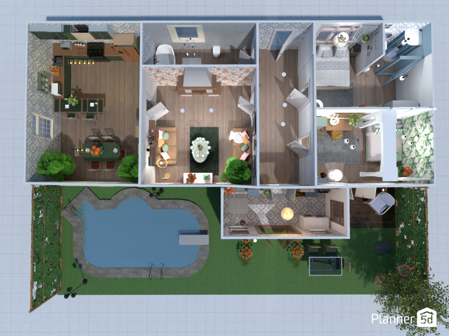 BIG cottage/modern house #6175054 by Anonymous:):)