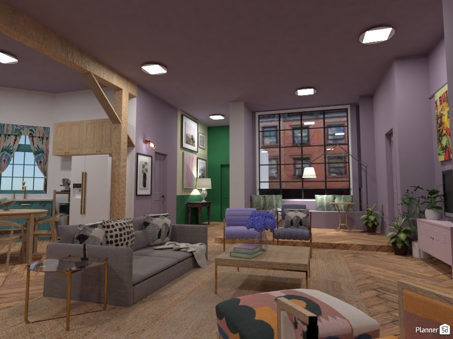Monica's Apartment - FRIENDS #4687950 by Ana G