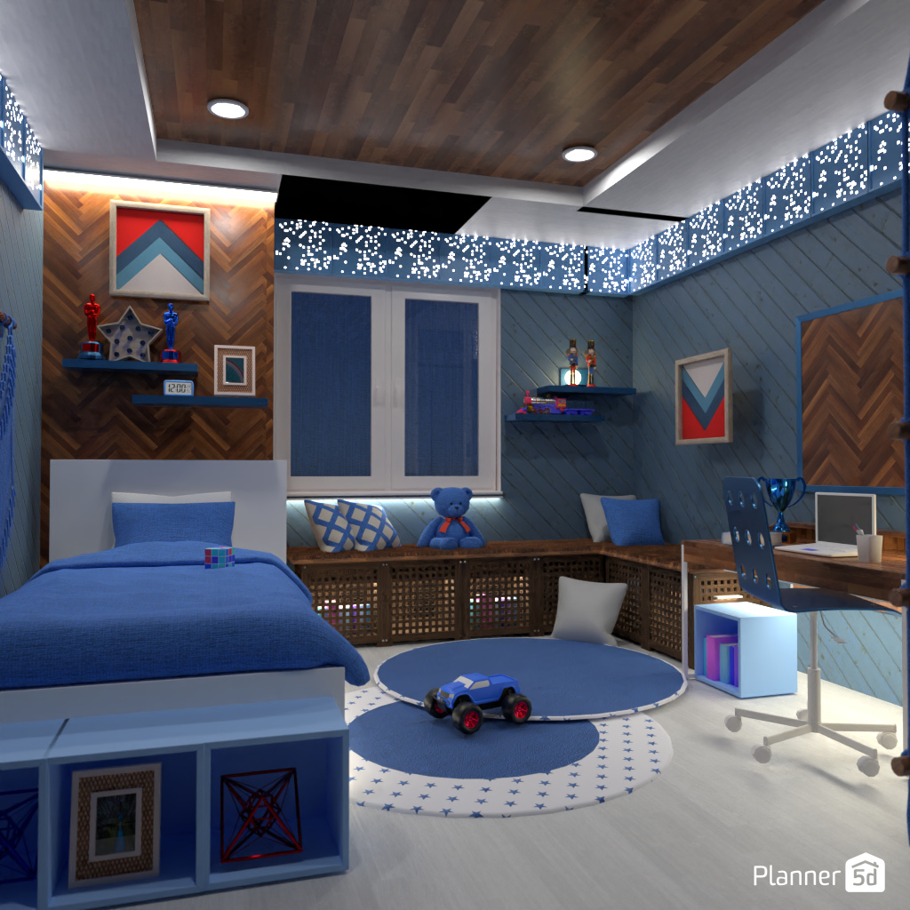 Blue kids room #19532728 by Editors Choice