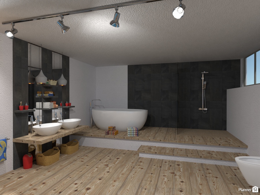 Living on the sea: Bath Two #2443800 by Micaela Maccaferri