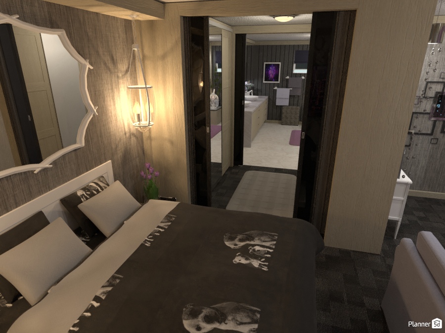 Master bedroom walk through robe into ensuite #2227084 by Wilson