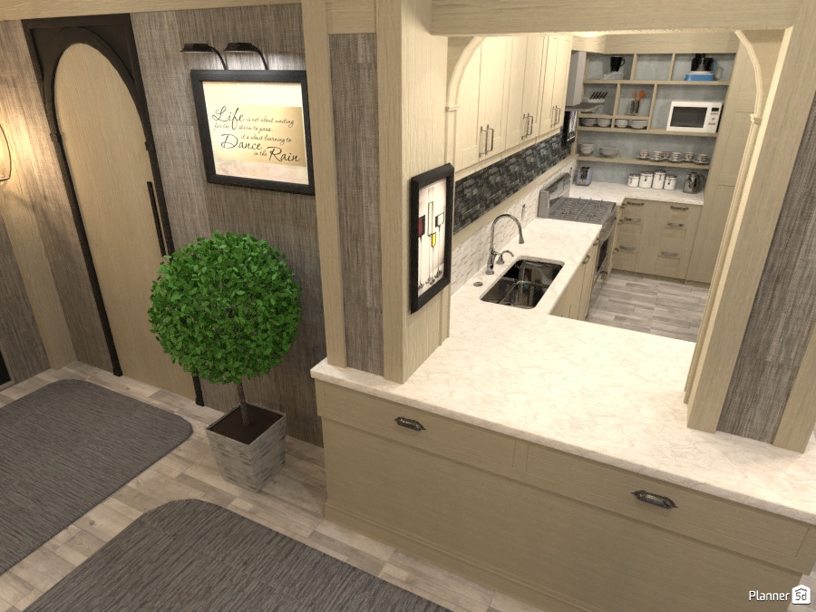 Entry hall kitchen #2242626 by Wilson