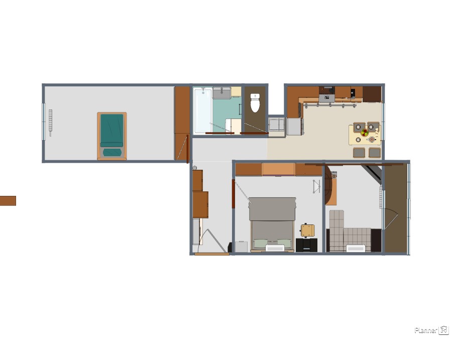 Кухня и гостиная #2314137 by Roman Vakulenko