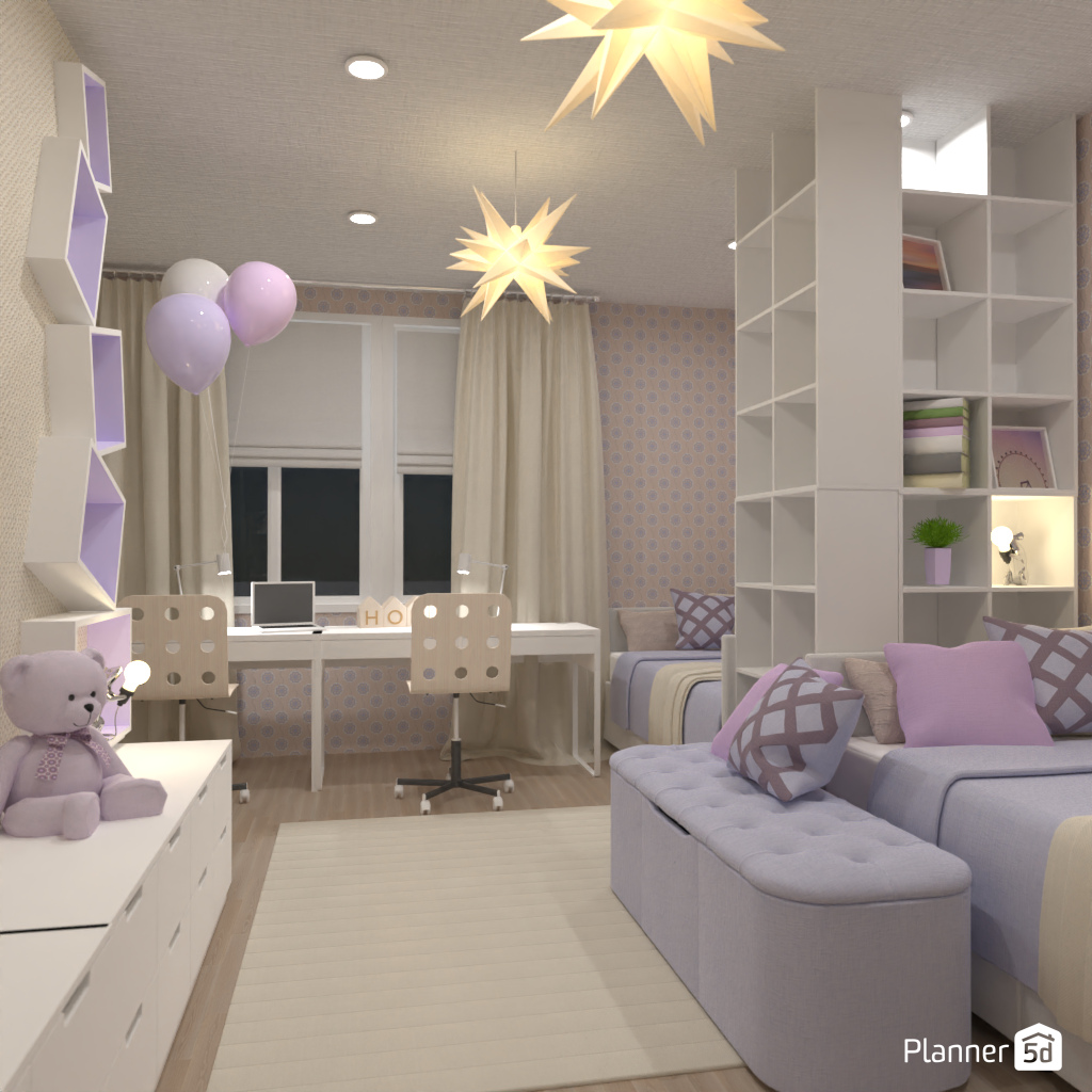 Bedroom for twins #18902616 by Editors Choice