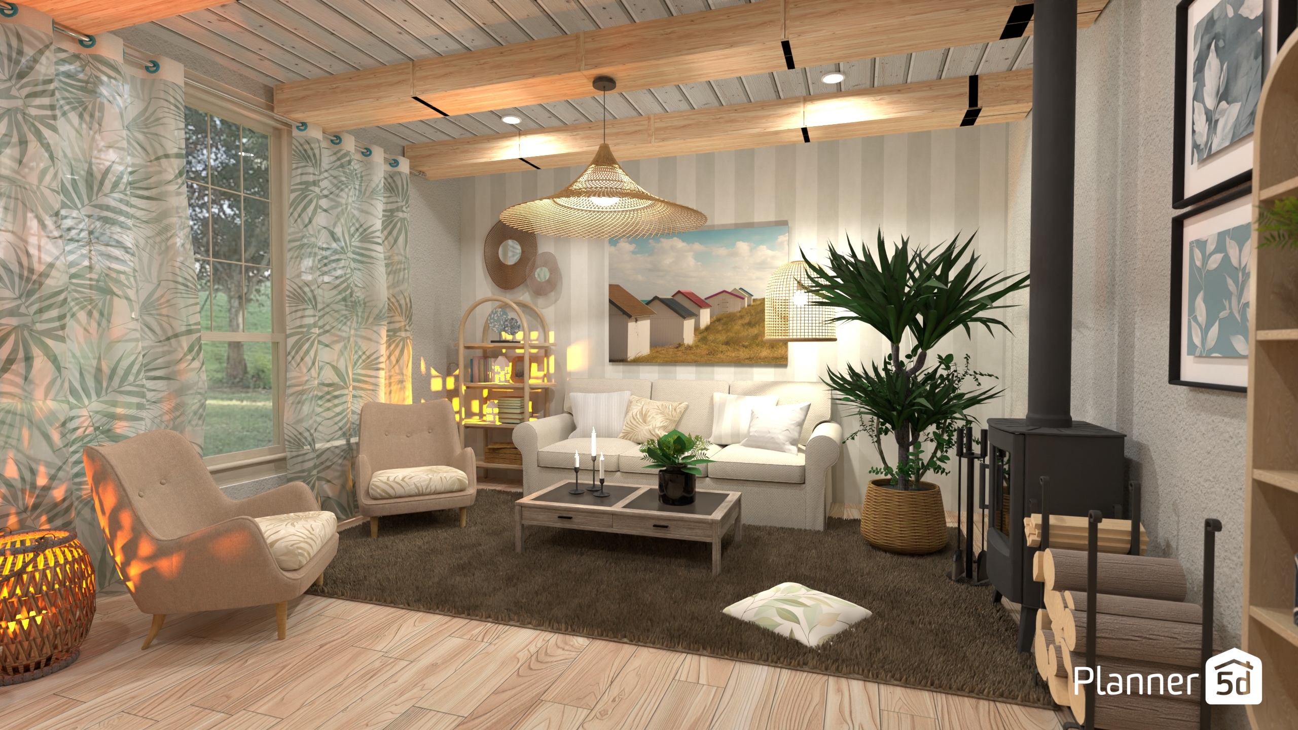 Cozy Scandinavian room 22985582 by Freek image