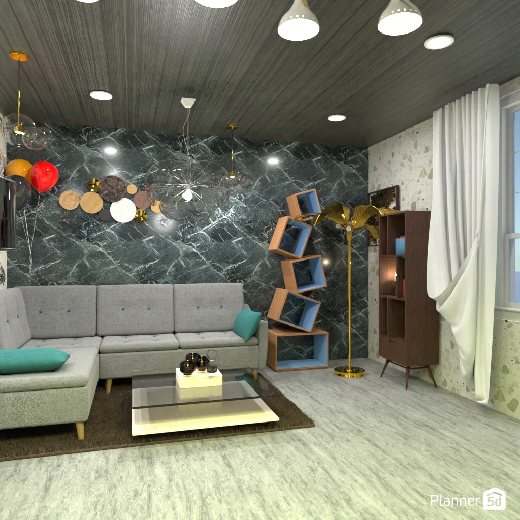 Bubble gum interior - Free Online Design | 3D House Ideas - by Planner 5D