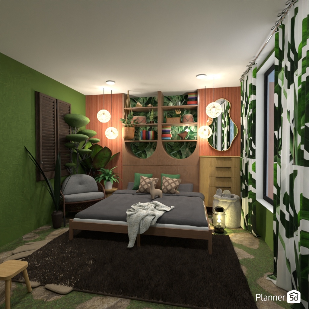 Jungle Bedroom #21812714 by Editors Choice