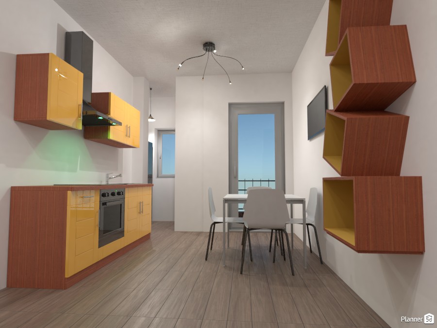 Soggiorno-cucina #3367561 by walkerboh