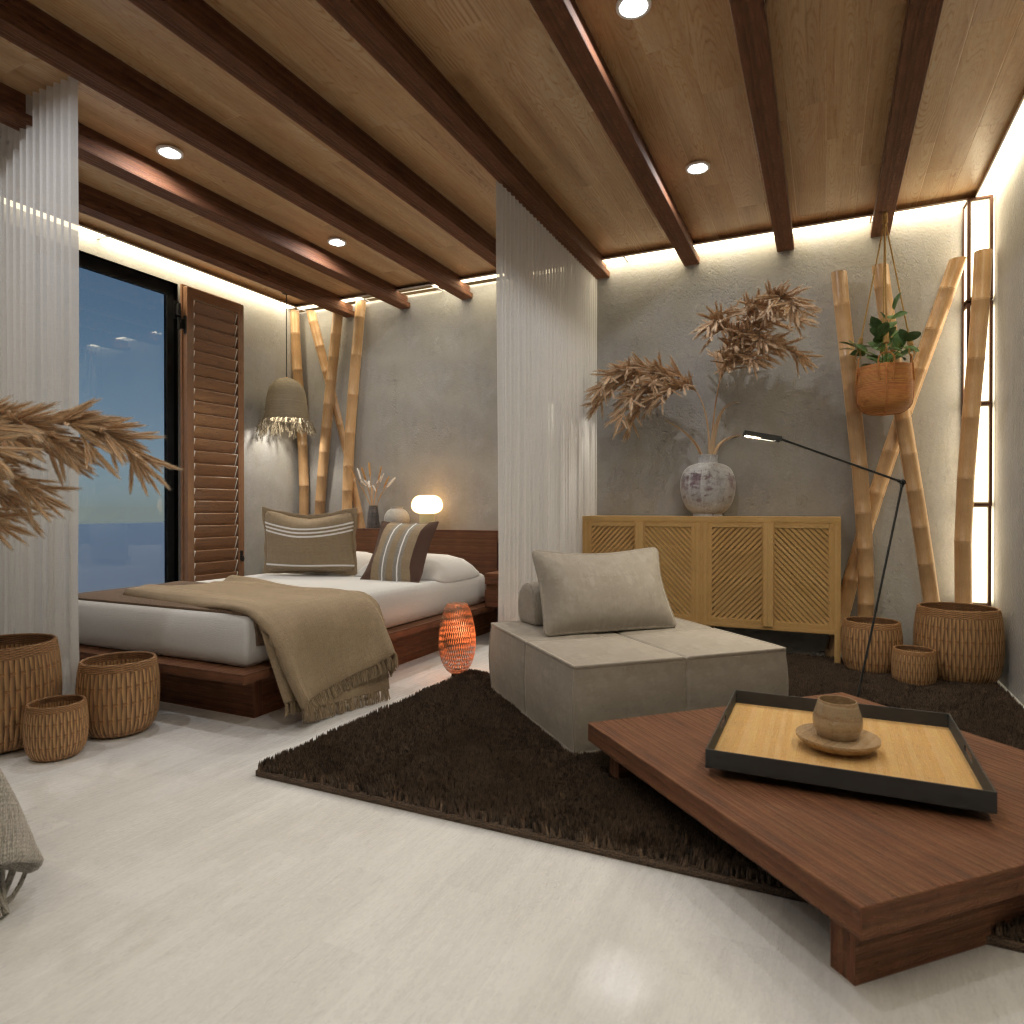 Wabi Sabi Bedroom #14572467 by Editors Choice