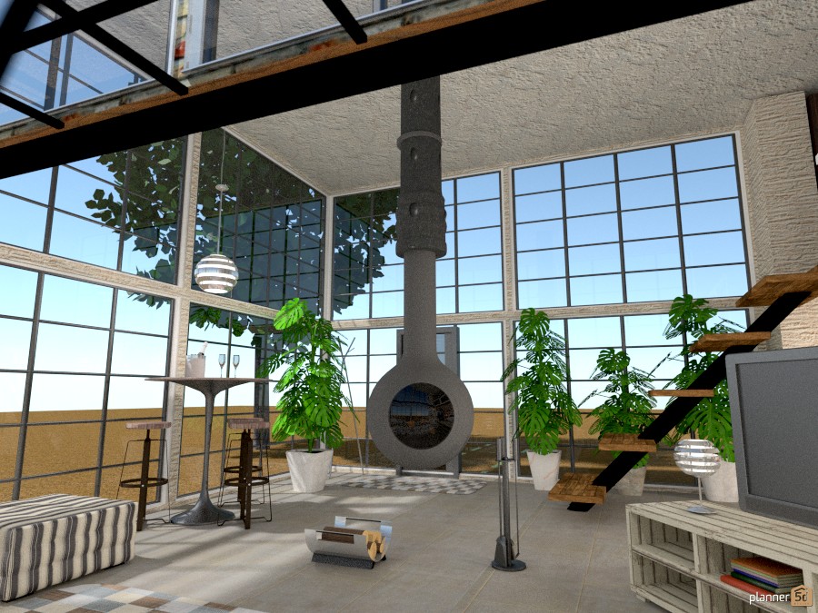 Quarto Progetto 2016: Industrial Loft #1237341 by Micaela Maccaferri