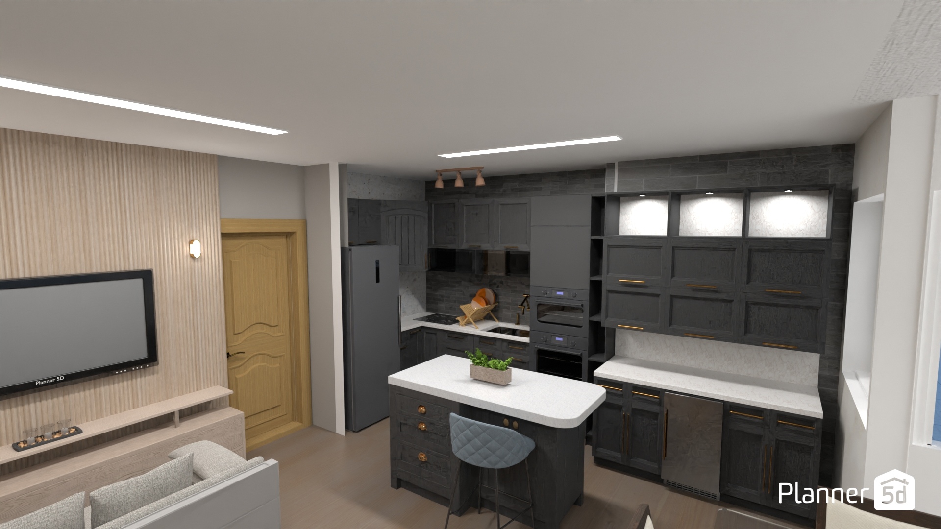 planta sem paredes cozinha #23386598 by User 145979670