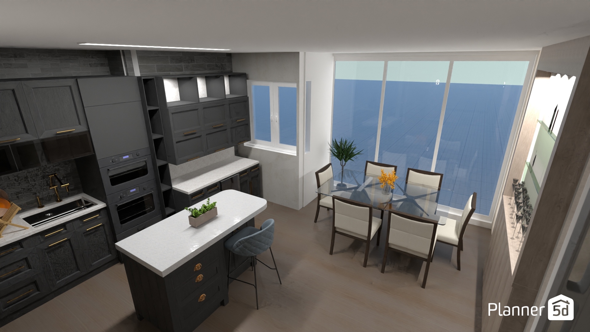 planta sem paredes cozinha #23386090 by User 145979670