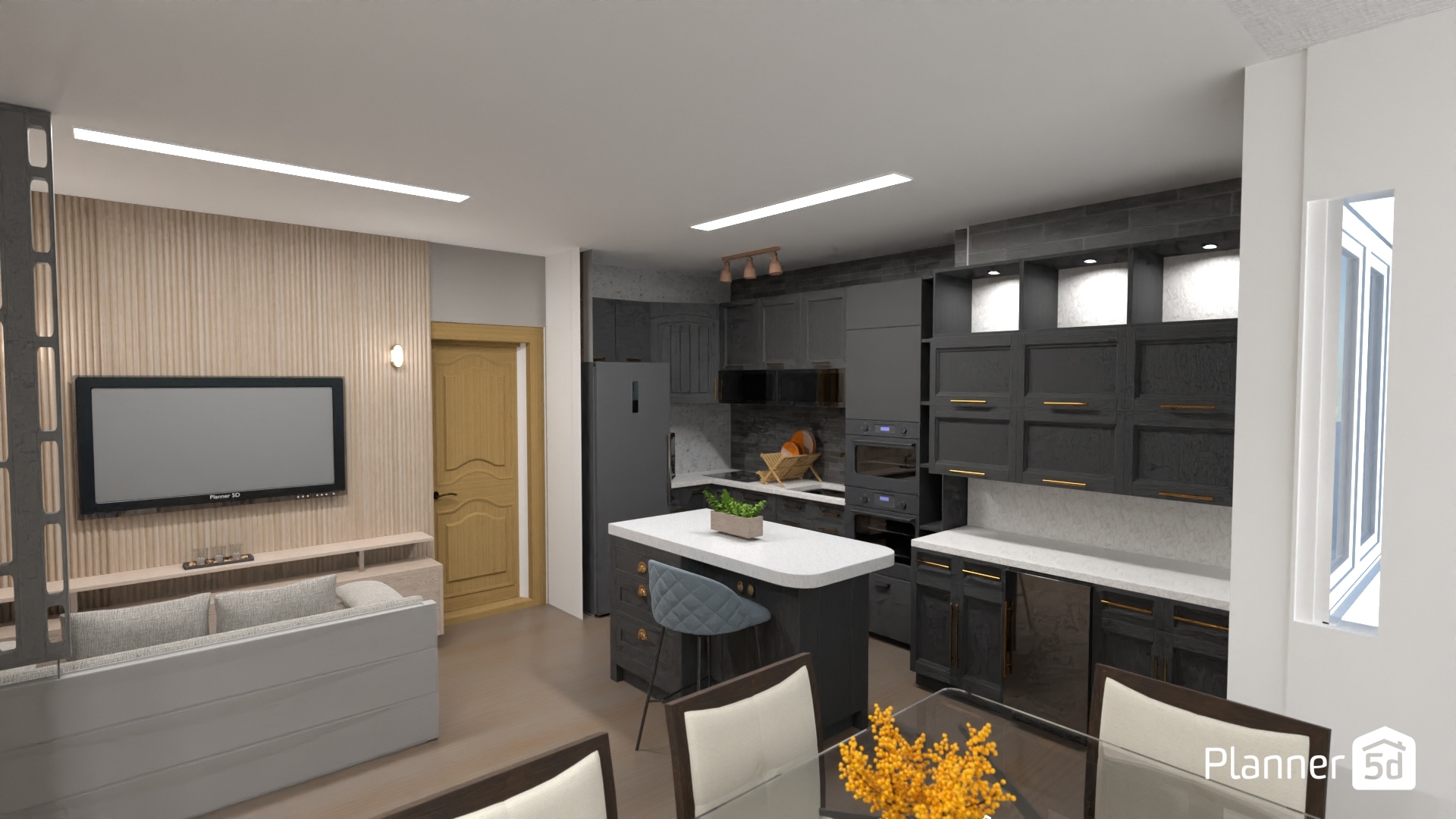 planta sem paredes cozinha #23387130 by User 145979670