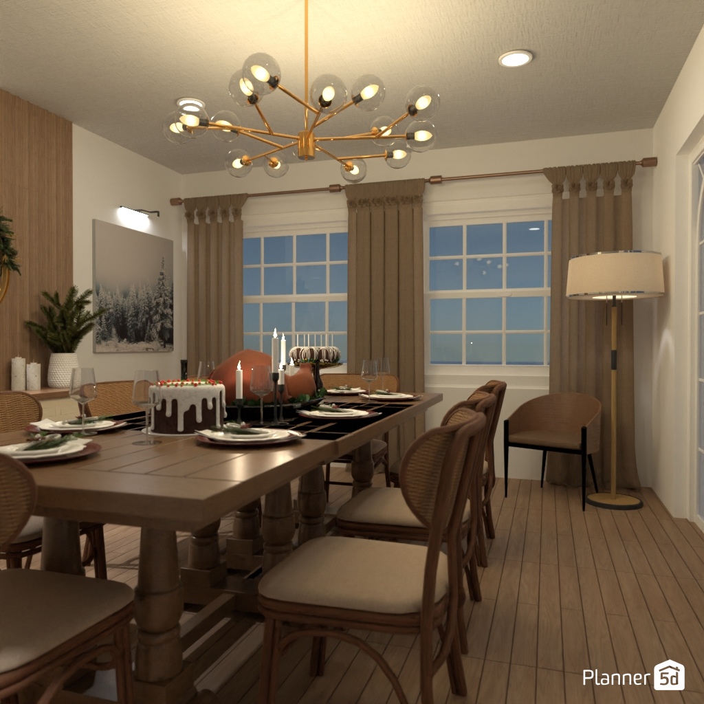 DB: Thanksgiving Day - room shell copy #23493434 by Editors Choice