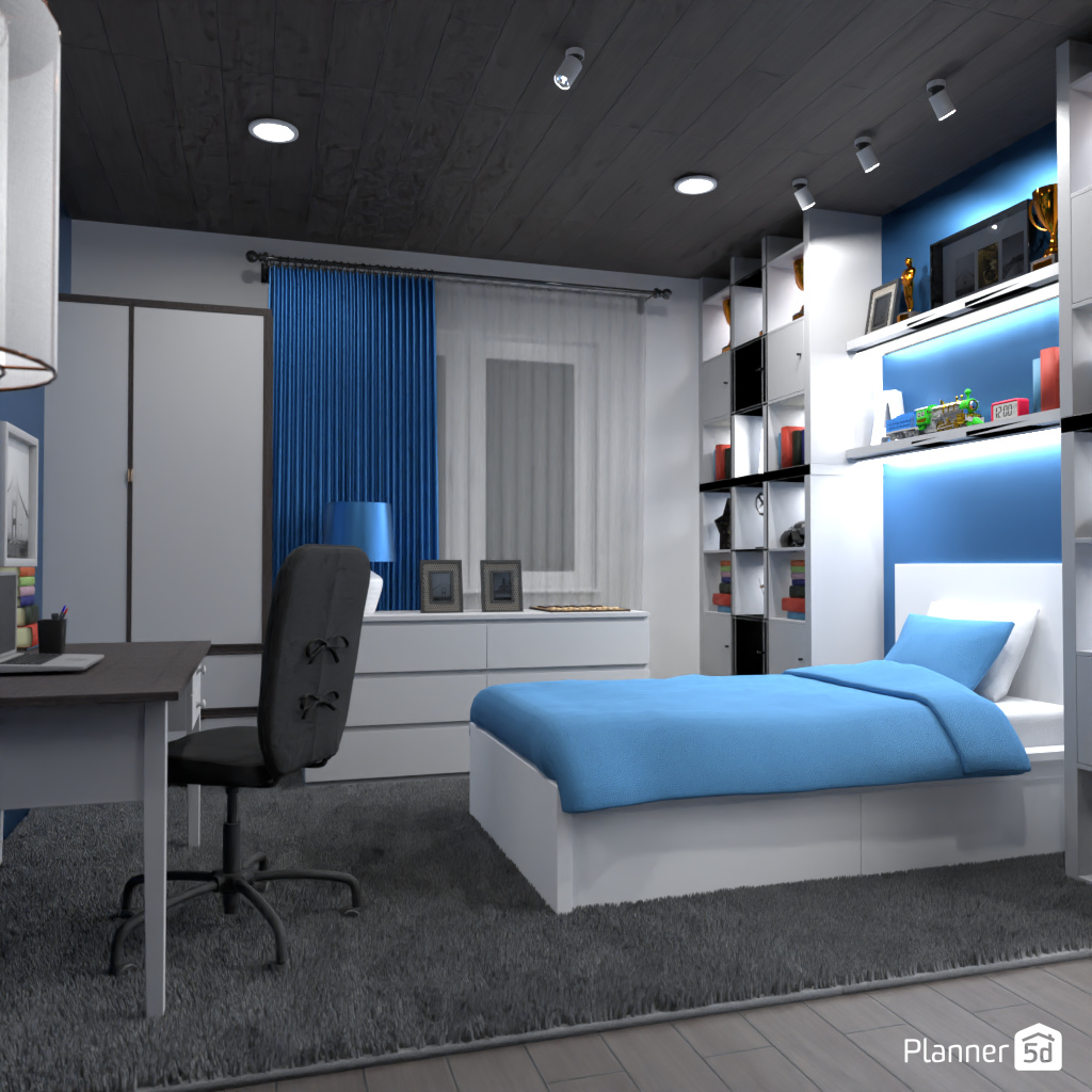 Blue kids room #19538112 by Editors Choice