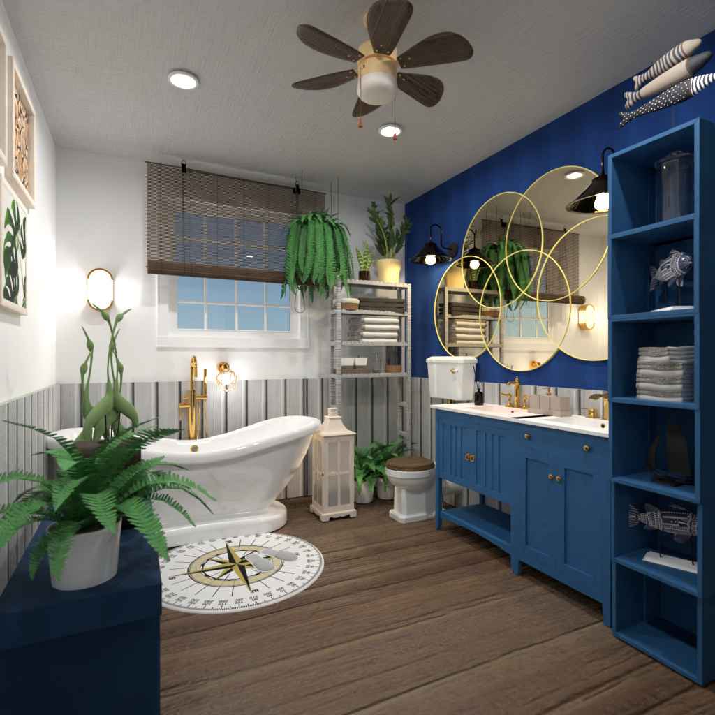 Nautical bathroom #12241921 by Editors Choice