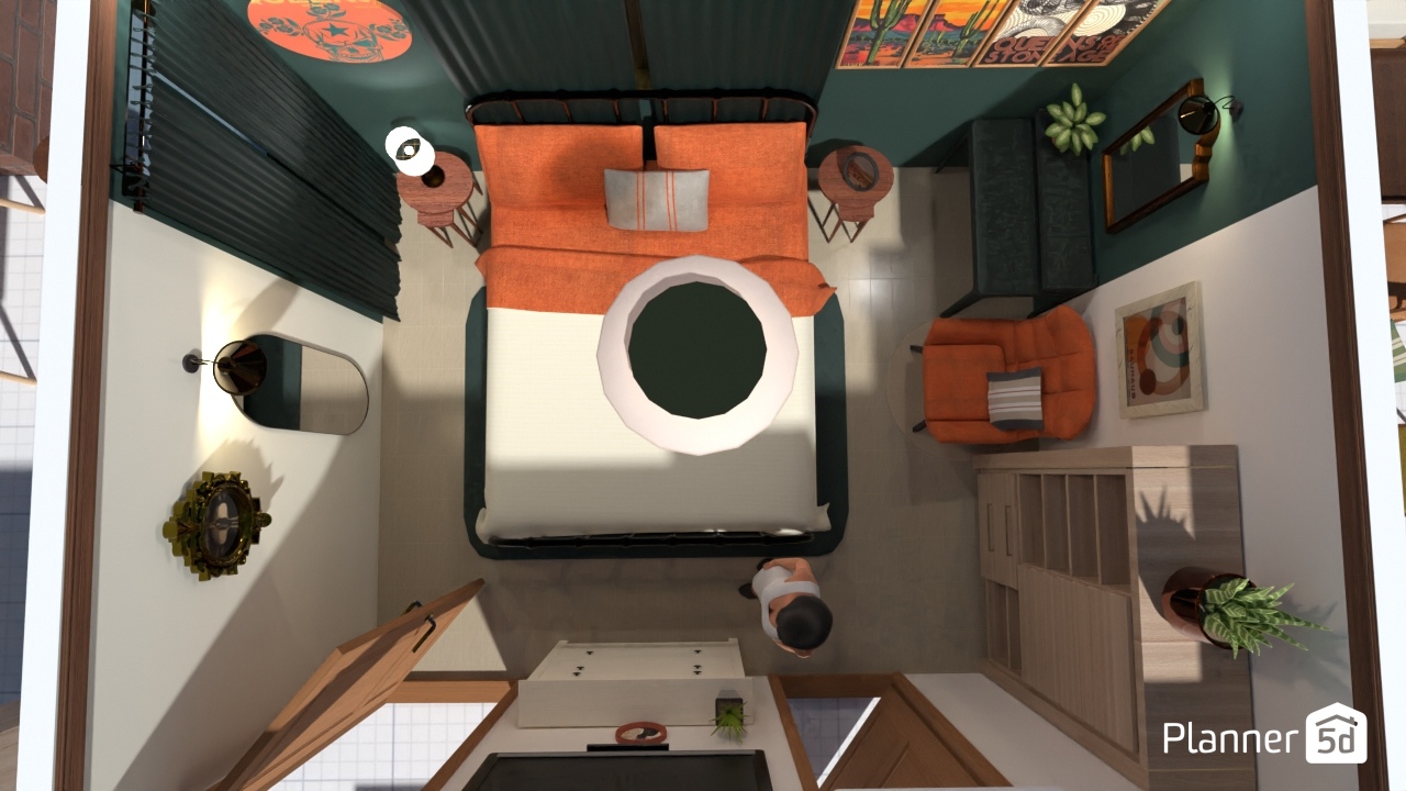 Copy of Copy of mcm bedroom - black/green- ikea #25942908 by Livnat Pariante