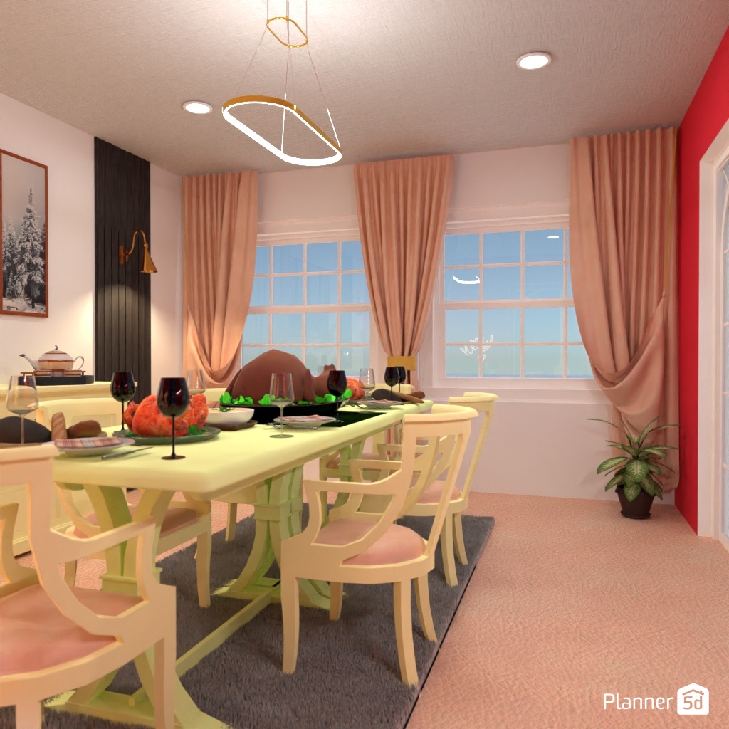 DB: Thanksgiving Day - room shell copy #23441103 by Editors Choice