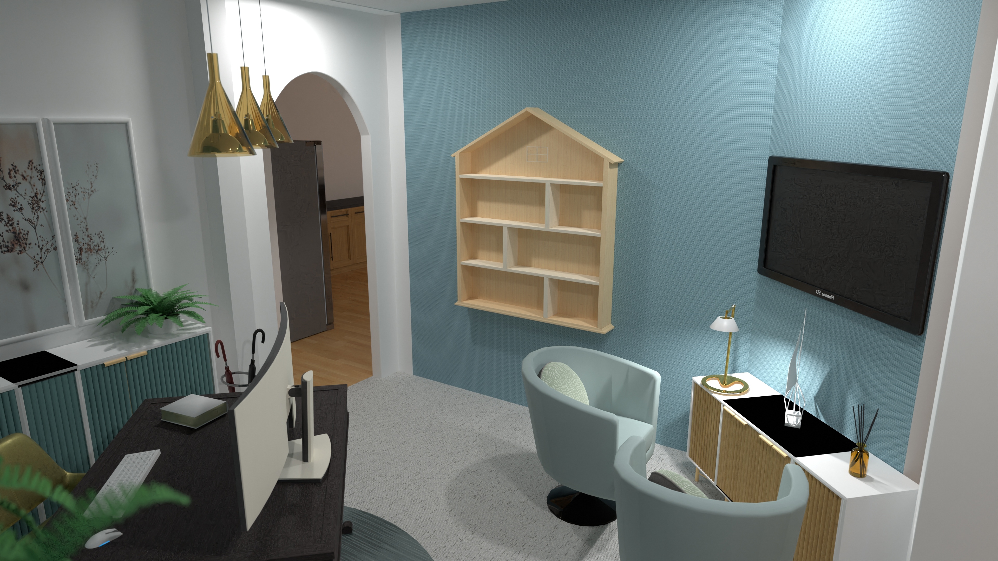 Virtual stage Tri-level. 7800+sq ft #25876436 by GPB Design