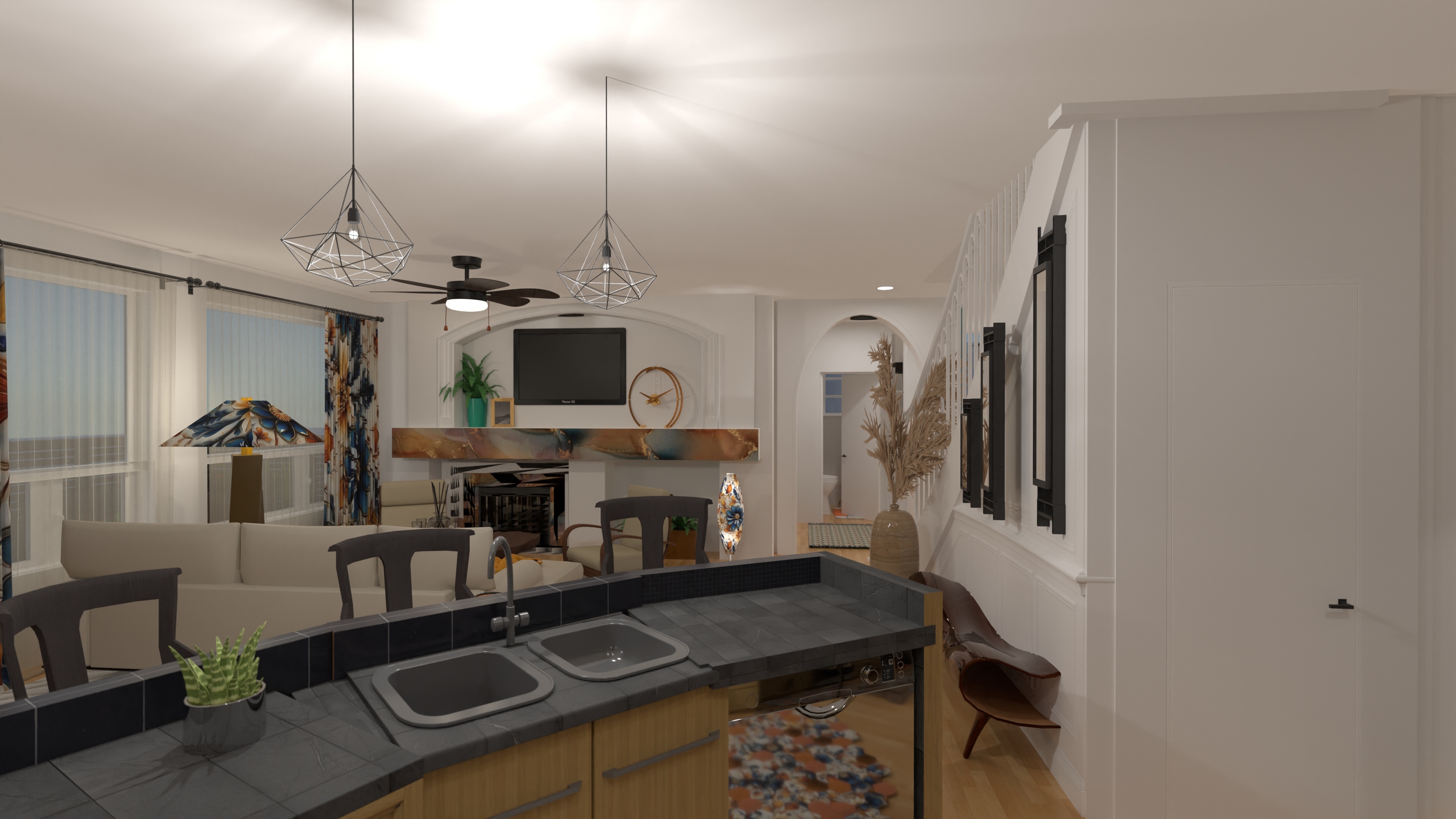 Virtual stage Tri-level. 7800+sq ft #26482160 by GPB Design