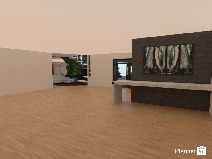 Modern Shell - Free Online Design | 3D Floor Plans by Planner 5D