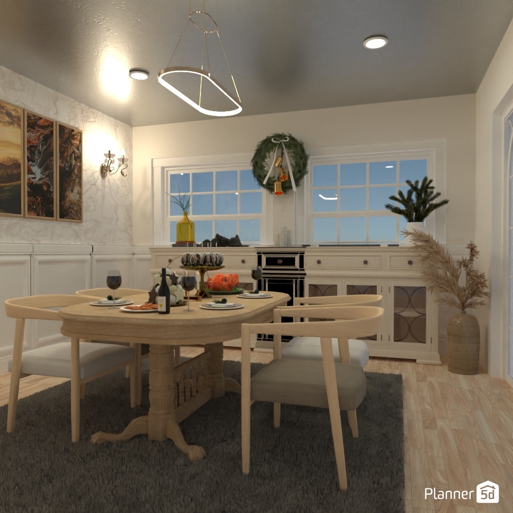 DB: Thanksgiving Day - room shell copy #23401103 by Editors Choice