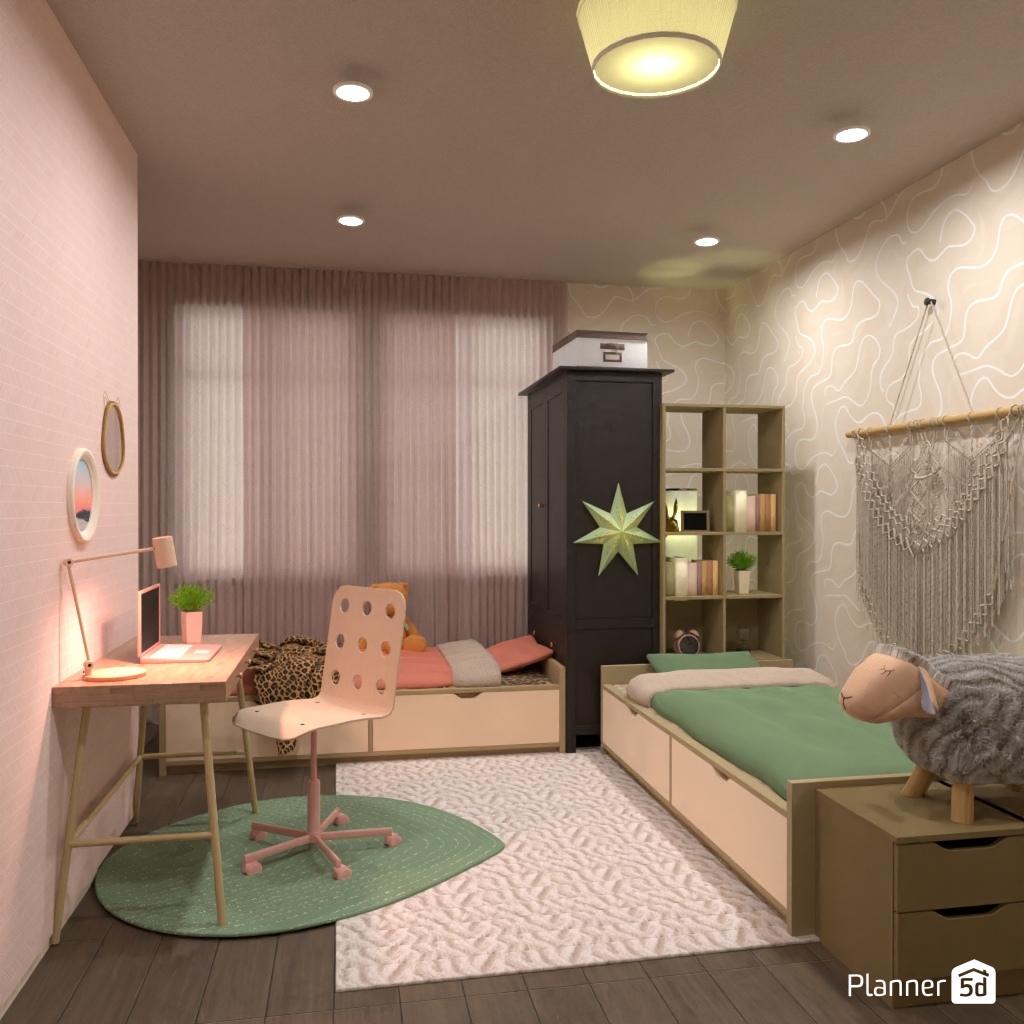 Bedroom for twins #36148108 от Editors Choice