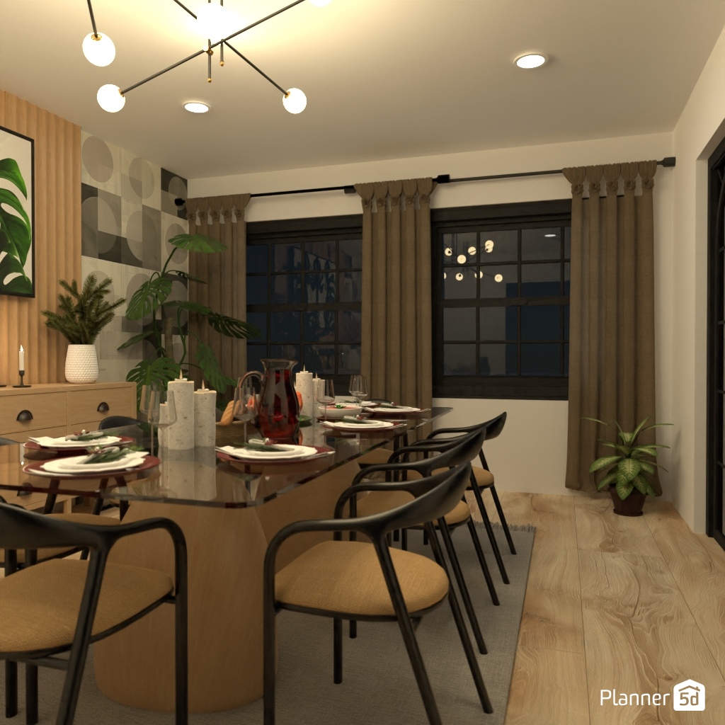 DB: Thanksgiving Day - room shell copy #23407347 by Editors Choice