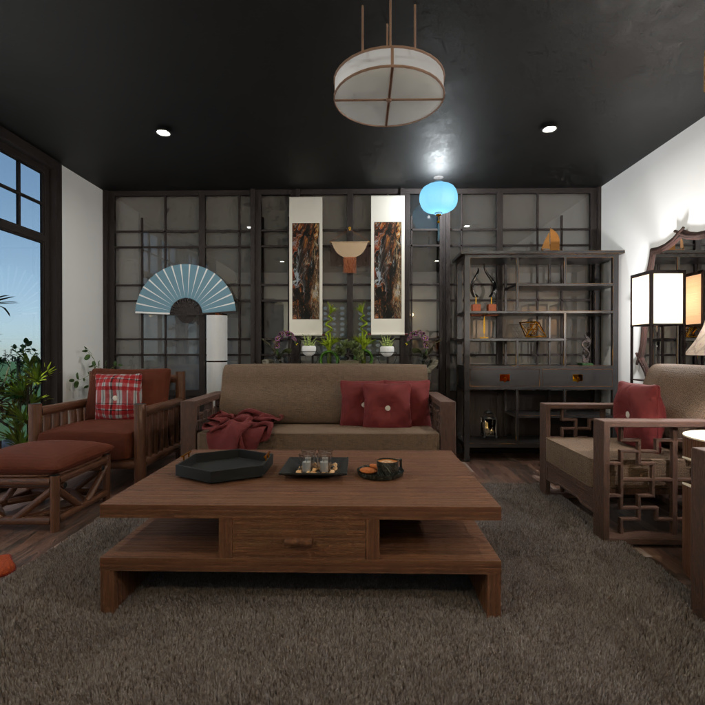 Japanese-style Living Room #15359163 by Editors Choice