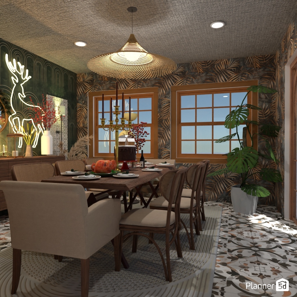 DB: Thanksgiving Day - room shell copy #23497470 by Editors Choice