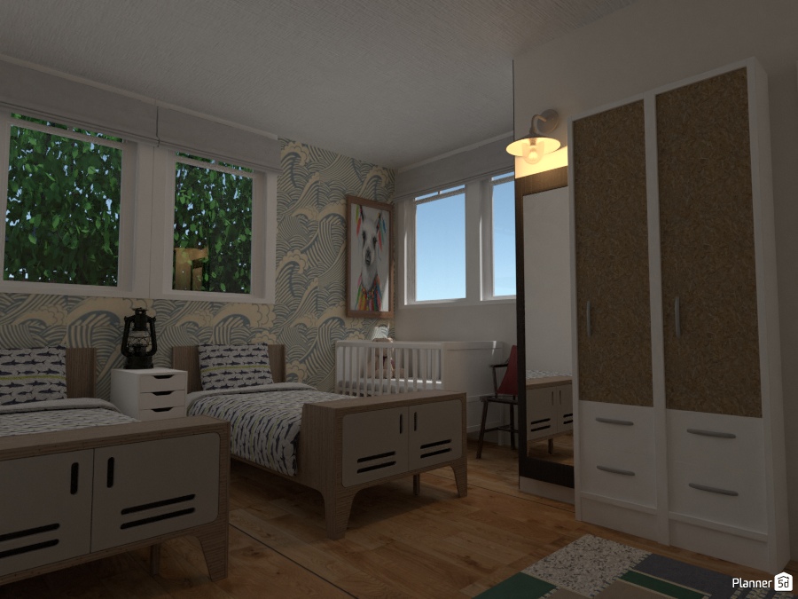 Kids Bedroom in Beach House #2806767 by Isabel