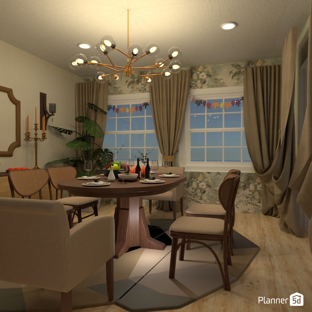 DB: Thanksgiving Day - room shell copy #23421987 by Editors Choice