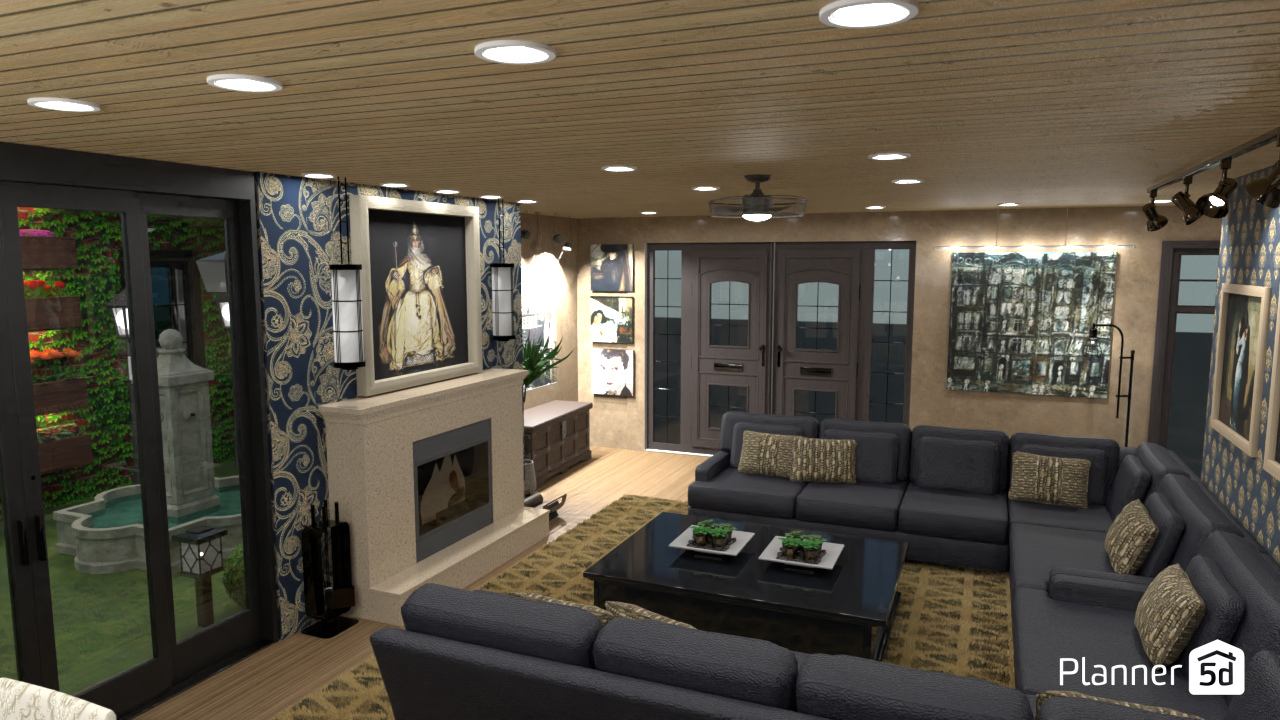 Double wide 40' container home (made of multiple containers) w/courtyard #18111919 by Aldona