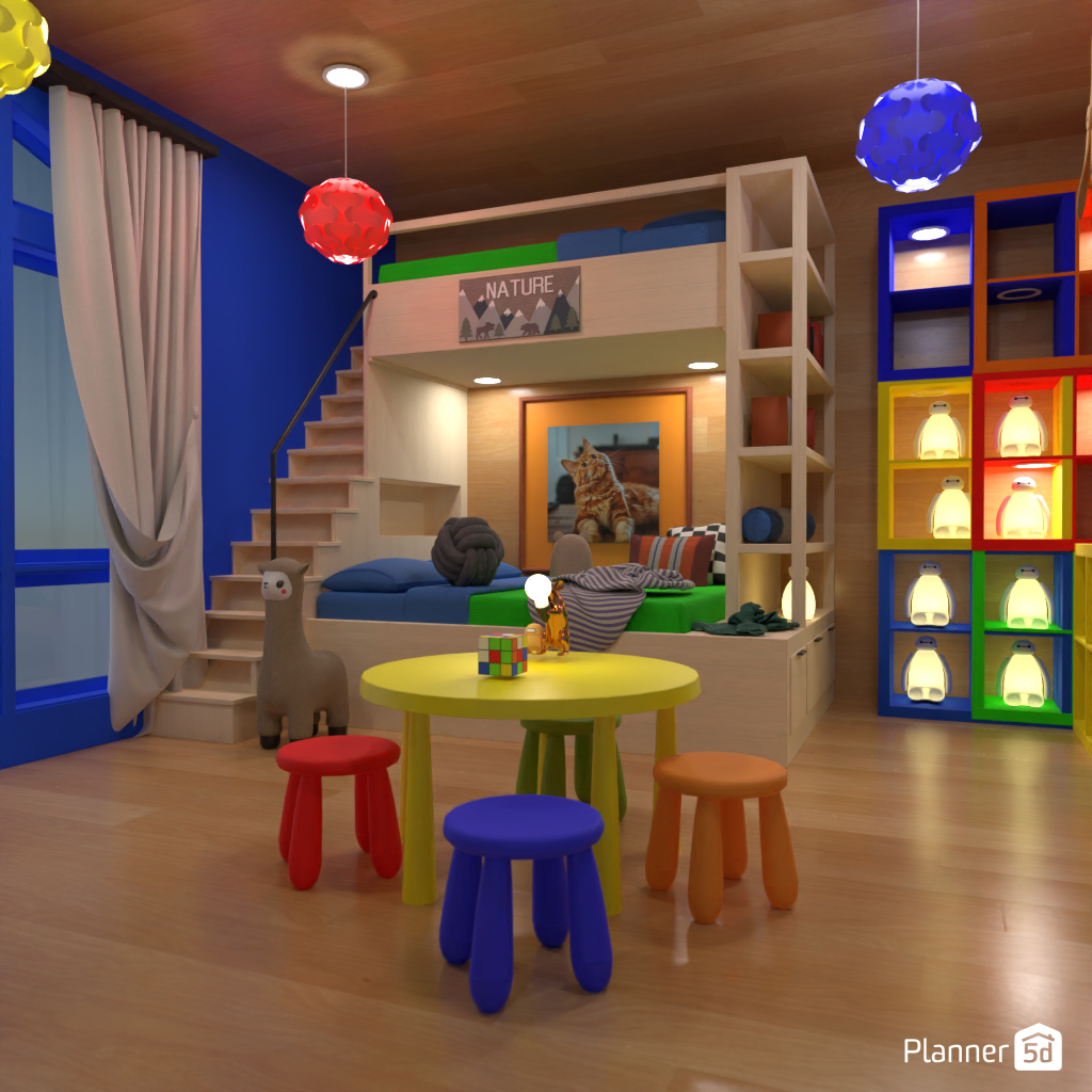 Candy Land Kid's Room #21205754 by Editors Choice