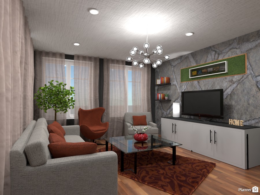 Modern living room #5505293 by Valeria