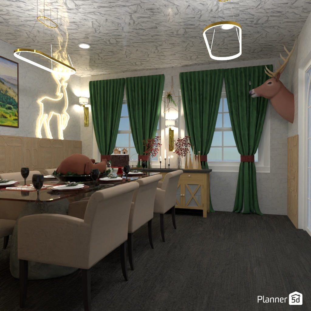 DB: Thanksgiving Day - room shell copy #23419307 by Editors Choice